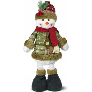 Vánoční dekorace OZDOBNÝ VÁNOČNÍ SNĚHULÁK Roztomilý Sněhulák VELKÁ VÁNOČNÍ DEKORACE