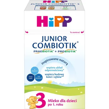 Dětská výživa HiPP Junior Combiotik 3 Mléko pro děti od 1 roku 550 g