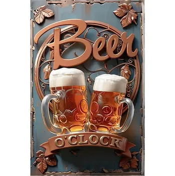 Obraz Cedule Beer o Clock