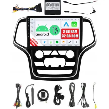 Autorádio ANDROID RÁDIO S NAVIGACÍ pro JEEP GRAND CHEROKEE WK2, 3/32 GB, DSP, CARPLAY, LTE