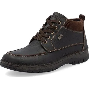 Pánská zimní obuv RIEKER pánská kožená kotníková obuv 05107-25 hnědá RiekerTex 44