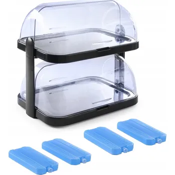 Vinotéka CHLADICÍ PODNOS / VITRÍNA NA BUFETOVÉ JÍDLO 44X32CM HENDI