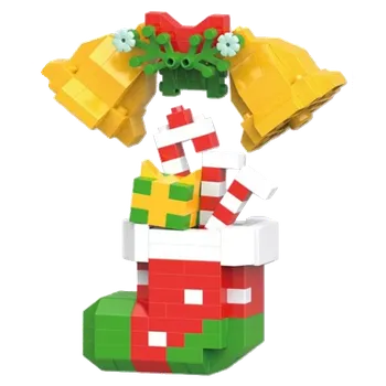 ostatní stavebnice Lele Brother Punčocha vánoční stavebnice