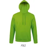 SOL´S SNAKE / Unisex mikina s kapucí - lime XXL