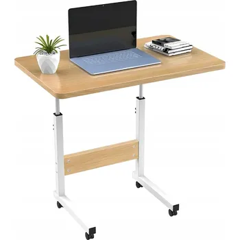 Stolek/Stůl pod notebook do postele na kolečkách s nastavitelnou výškou, mobilní