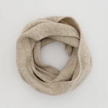 Čepice Reserved - Pleteninová komínová šála - šedobéžová - 699FE-74X - 699FE-74X-ONE