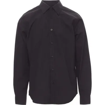 Pánská košile PAYPER BRIGHTON 000935-0332 / Pánská košile z jemné česané bavlněné látky, mírně vyštíhlená - černá M