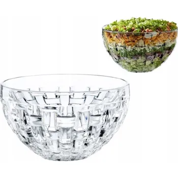 Salátová Salátová Mísa , skleněná mísa na salát, přílohy, chipsy GUSTO 18cm