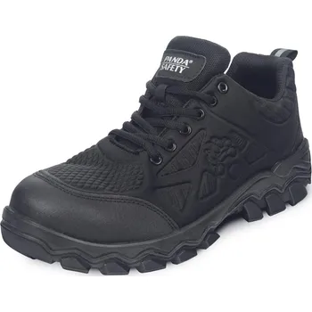 Pracovní obuv PANDA ZIP S3S MF SR / Lehké textilní bezpečnostní polobotky S3 S - černá 40