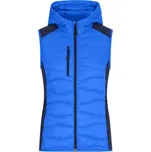 DAIBER JN 1327 / Dámská strečová fleecová vesta - blue/navy M