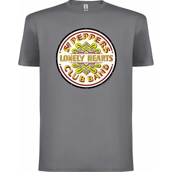 The Beatles tričko, Lonely Hearts Club Grey, pánské XXL