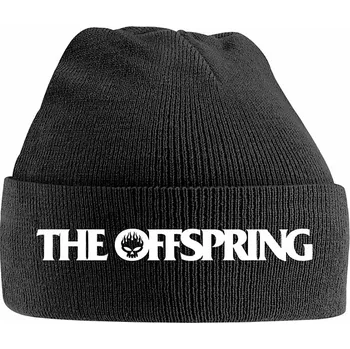 Čepice The Offspring zimní bavlněný kulich, Flaming Skull Black, unisex