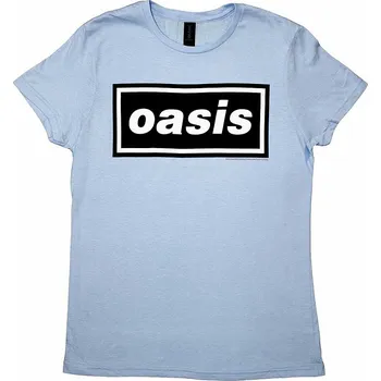 Oasis tričko, Decca Logo Light Blue, dámské L