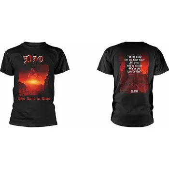 Pánská móda DIO tričko, The Last in Line BP Black, pánské L