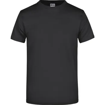 Pánská móda DAIBER JN 02 / Pánské tričko z těžké bavlny - black L