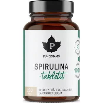 Přírodní produkt Puhdistamo Spirulina 200 tablet (100g)