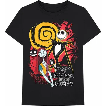 Pánské tričko The Nightmare Before Christmas tričko, Ghosts Black, pánské XXL