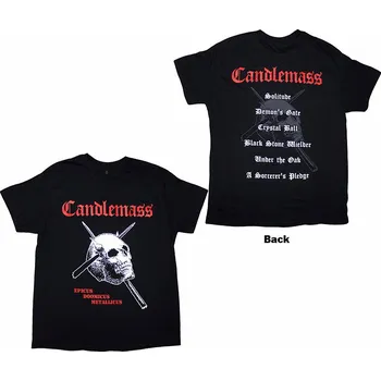 Pánská móda Candlemass tričko, Epicus Doomicus Metallicus BP Black, pánské XXL