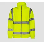 KORNTEX HI-VIS KXFJ BERGEN / Pánská reflexní fleecová bunda - yellow M