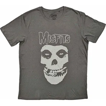Pánská móda Misfits tričko, Logo & Fiend Charcoal Grey, pánské XXL