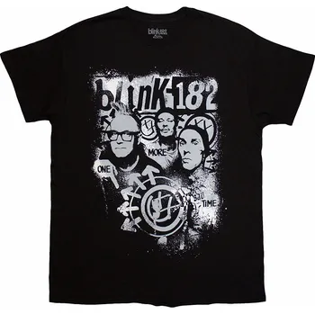 Pánská móda Blink 182 tričko, One More Time Spray Paint Black, pánské L