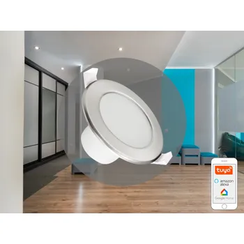 NEDES LED svítidlo WIFI 7W / IP44 / 3000K - 6500K / SI - LDL163/SW