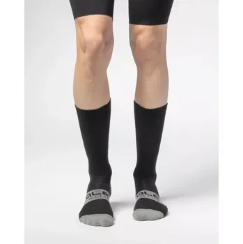 Pánské ponožky ALÉ Cyklistické ponožky klasické - STRADA 3.0 - černá/šedá