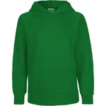 NEUTRAL O 13101 / Dětská mikina s kapucí z bio bavlny - green 152-158