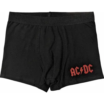 Boxerky AC/DC boxerky CO+EA, Logo Black, pánské S