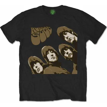 Pánská móda The Beatles tričko, Rubber Soul Sketch, pánské XL