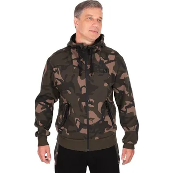 Rybářské oblečení FOX - Mikina Camo Full Zip Premium 310 Hoodie, vel. L