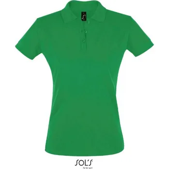 Dámské tričko SOL´S PERFECT / Dámská delší polokošile - kelly green XL