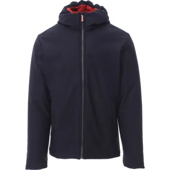pracovní bunda PAYPER OREGON 001517-0489 / Zimní softshellová bunda s kapucí - navy blue/red XXS