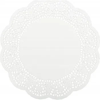 Papírový ubrousek Ozdobné ubrousky Tamipol kulaté krémové 26,7 cm 100 ks