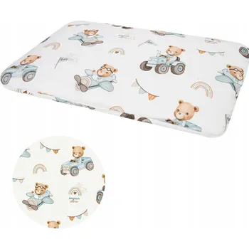 Polštář Polštář na spaní 40 x 60 cm do postýlky Traktory Bonjour Cherie bavlněný