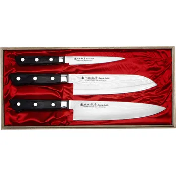 Kuchyňský nůž SATAKE Daichi Japonská sada 3 nožů v dárkové krabičce HG8556W