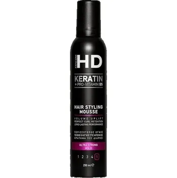 Stylingový přípravek HD OBJEMOVÁ PĚNA NA VLASY ULTRA SILNÁ 250 ml