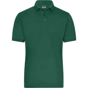 Pánské tričko DAIBER JN 1806 / Pánská elastická polokošile z bio bavlny - dark green 5XL