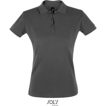 Dámské tričko SOL´S PERFECT / Dámská delší polokošile - dark grey XXL