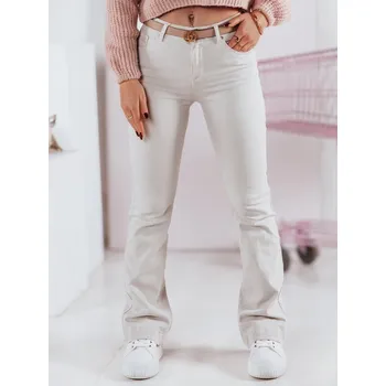 Dámské džíny Dámské džíny FLAREJOY Dstreet UY2367 Barva: Béžová, Velikost: XS