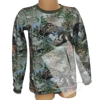 Chlapecké tričko Triko dlouhý rukáv Dinosaurus vel.140