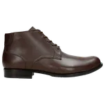 Hnědé Elegantní Uniformente Boty Z Lícové Kůže Wojas 98152 46