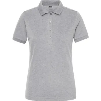 Dámské tričko DAIBER JN 1805 / Dámské pracovní elastická polokošile z bio bavlny - grey heather XXL