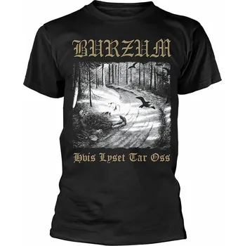 Burzum tričko, Hvis Lyset Tar Oss - Gold Black, pánské XL