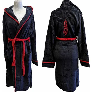 Dámský župan Slipknot župan, Logo &amp; Tribal S Black XL