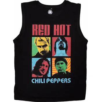 Pánské tílko Red Hot Chili Peppers tílko, Portrait Photos Black, pánské XL