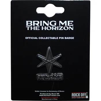 Bring Me The Horizon kovový odznak 25 mm, 6-Point Star