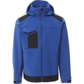 Pánská softshellová bunda PAYPER PERFORMER 2.0 001473-0053 / Softshellová bunda s odnímatelnou kapucí - royal blue/black M