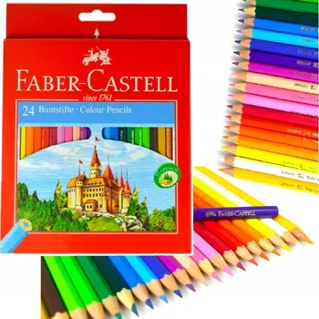 Pastelka Pastelky Zámek Faber-Castell 24 barev