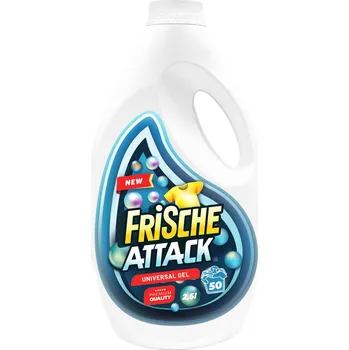 Prací gel FRISCHE ATTACK Univerzální Gel na praní Všech Tkanin Univerzální Vystačí